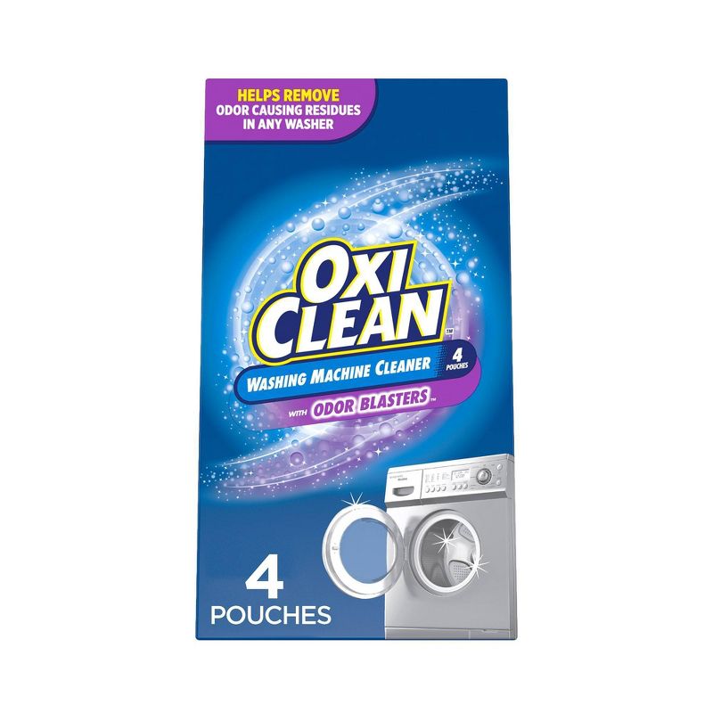 OxiClean Washing Machine Cleaner with Odor Blasters - 11.28oz/4ct, 1 of 17