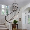 BAOURE 18in Modern 8 Light Black Farmhouse Pendant Light Chandelier, Industrial Adjustable Hanging Light for Living Room Dining Room Foyer - 4 of 4