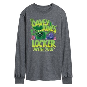 Men's - Spongebob Squarepants - Spongebob: The Search For Squarepants To Davey Jones Locker Long Sleeve Graphic T-Shirt - 1 of 4