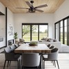 Siljoy 46 Inch Ceiling Fans with Lights and Remote Control, Farmhouse Ceiling Fan for Bedroom Living Room and Patio, Black - 4 of 4