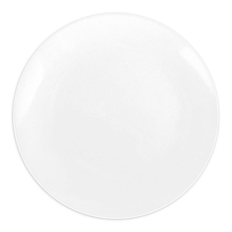 Smarty Had A Party 10.25" Solid White Organic Round Disposable Plastic Dinner Plates (120 Plates), 1 of 3