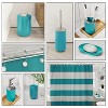 Hearth & Harbor Bathroom Accessories Set - Bathroom Set, 23PC Bathroom Set with Shower Curtain and Rugs - 3 of 4