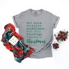 Simply Sage Market Christmas Words Garment Dyed Tee - L - Grey - 3 of 4