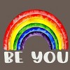 Adult Design By HumansBe You Pride Watercolor Rainbow By Belugastore Racerback Tank Top - 2 of 2