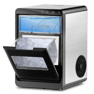 EUHOMY Nugget Ice Maker Countertop, 44Lbs/24H Pebble Ice Maker Machine - 1 of 4