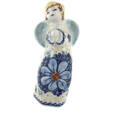 Blue Rose Polish Pottery Daisy Surprise Angel