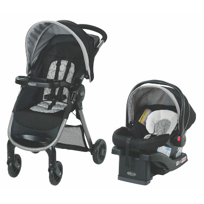 graco fastaction travel system with snugride 30 lx asher collection