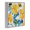 Stupell Industries Yellow & Blue Hibiscus Black Framed Giclee Art - 3 of 4