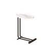 NicBex C Shaped Side Table Simple Modern Portable Coffee Table with Metal Frame and Wooden Tabletop for Sofa, Bedside - 4 of 4