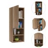 GlasFlength Bathroom Storage Cabinets Modern Medicine Cabinet with Open Shelves and Interior Shelves for Bathroom, Beige, 10"*11.8"*10" - 4 of 4