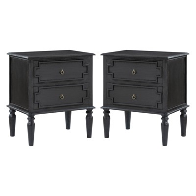 Dietmar 28"Tall 2-Drawer Nightstand Set of 2 | HULALA HOME