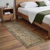 Abynow Diamond Distressed Persian Style Washable Indoor Rug - 4 of 4