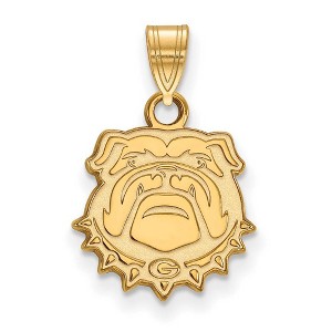 Black Bow Jewelry 10k Yellow Gold Georgia Bulldogs NCAA Small Pendant - 1 of 3
