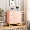 3 Drawer Dresser for Bedroom, Modern Wood Dressers Chest of Drawers with Storage - 2 of 4