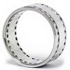 Pompeii3 1 1/2ct Diamond Eternity Wedding Anniversary Gold Ring 7MM - 2 of 4