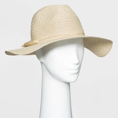 Women's Straw Panama Hat - Universal Thread™ - Natural