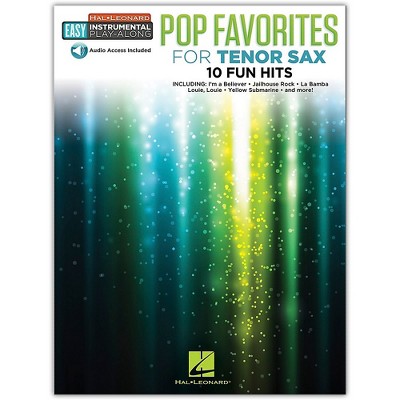 Hal Leonard Pop Favorites for Tenor Sax Easy Instrumental Play-Along Book/Audio Online