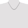 Black Bow Jewelry 3mm Sterling Silver Solid Rope Chain Necklace - 2 of 4