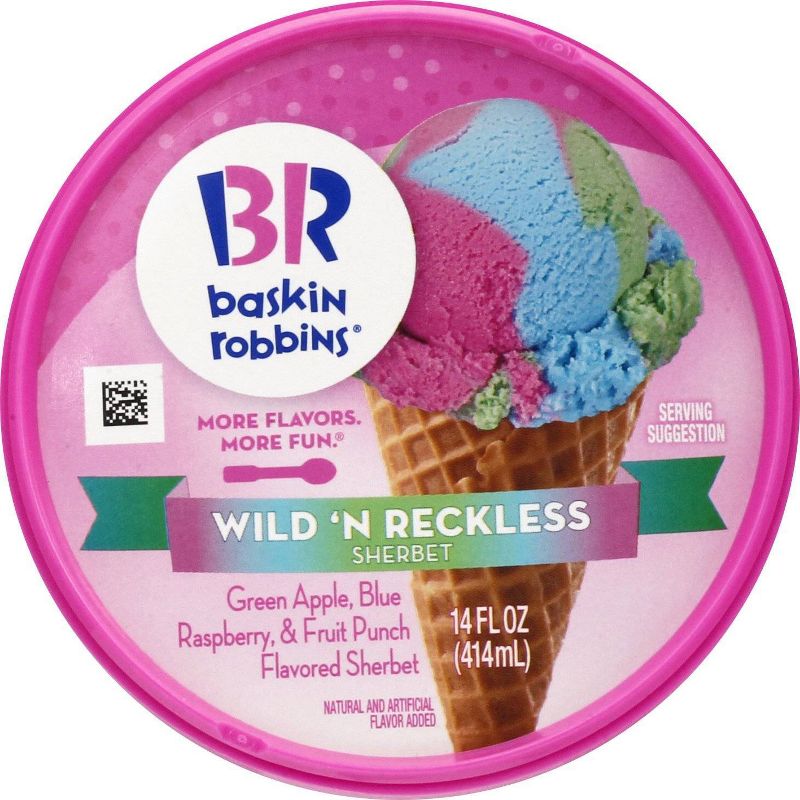 Baskin Robbins Frozen Wild N Reckless Sherbet - 14oz, 4 of 7