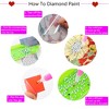 8pcs Love Coasters Strong Adhesion Heat Insulation Diamond Art Craft Supplies For Beginners - 4 of 4