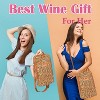 Tirrinia Insulated 2 Bottle Wine Gift Bag, Wine Lovers Must Haves - 3 of 4