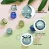 Unique Bargains Glass Jellyfish Wind Bell Beads 12 Pcs - 2 of 4