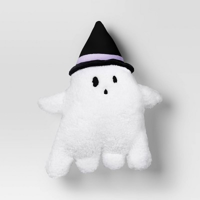 Ghost Pillow with hat white/black/purple - Hyde and EEK! Boutique™