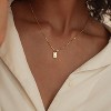 Dainty Initial Necklace 14K Gold Plated Personalized Jewelry Christmas Gift - 2 of 4