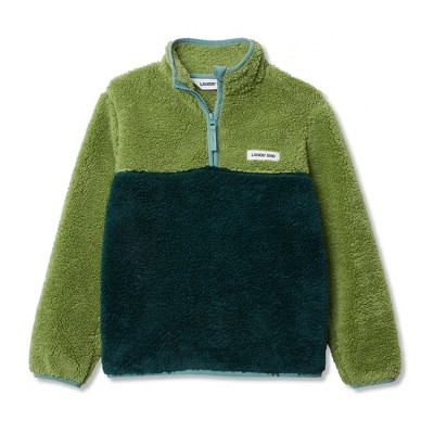 Lands' End Kids Heritage Fleece Quarter Zip Pullover Top
