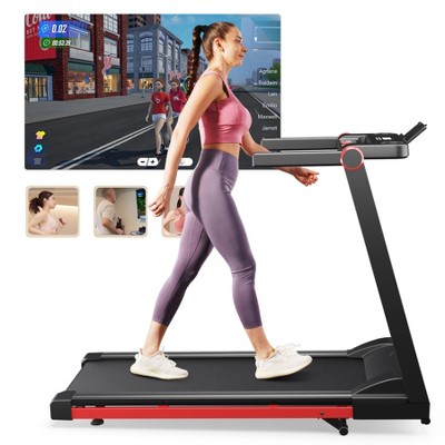 Superun Foldable Treadmill with Incline, 0.6-10 mph Folding Treadmills for Home 350 LBS Capacity Treadmill