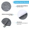 Unique Bargains Soft Felt Scratch Resistant Adhesive Non Slip Furniture Floor Pads 5 Pcs - 3 of 4