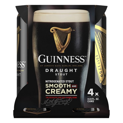 Guinness Draught Beer - 4pk/14.9 fl oz Cans - image 1 of 4