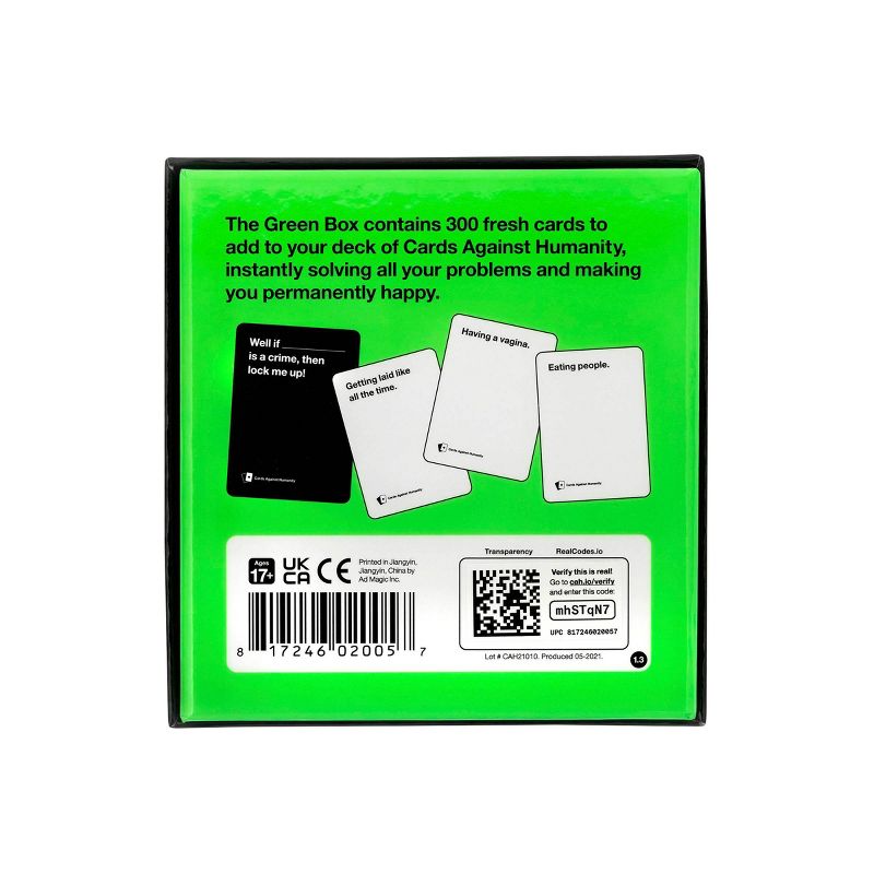 Cards Against Humanity: Green Box &#8226; Expansion for the Game, 4 of 8