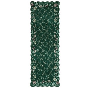 Coolmee Area Rugs Floral Washable Rugs for Bedroom with Non Slip Backing Vintage Low Pile for Bedroom Living Room Farmhouse - 1 of 4