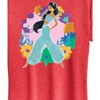 Women's - Disney Princess - Jasmine And Florals Short Sleeve Graphic T-Shirt - 2 of 4