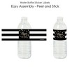 Big Dot of Happiness New Year's Eve - Gold - New Years Eve Party Water Bottle Sticker Labels - Set of 20 - 2 of 4