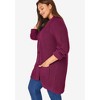 Woman Within Plus Size Button-Front Shaker Cardigan - 4 of 4