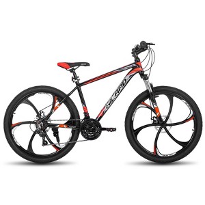 HILAND 26" Mountain Bike for Men Women, 3/6/Multi-Spokes Wheel, 21 Speeds - 1 of 4