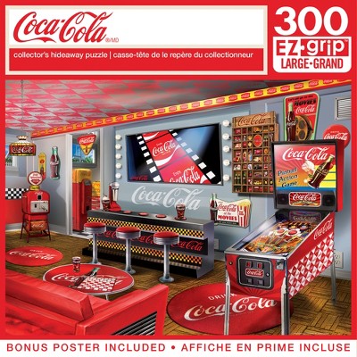 MasterPieces 300 Piece EZ Grip Puzzle - Coke Collector's Hideaway - 18"x24"