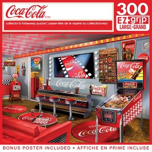 MasterPieces 300 Piece EZ Grip Puzzle - Coke Collector's Hideaway - 18"x24" - 1 of 4