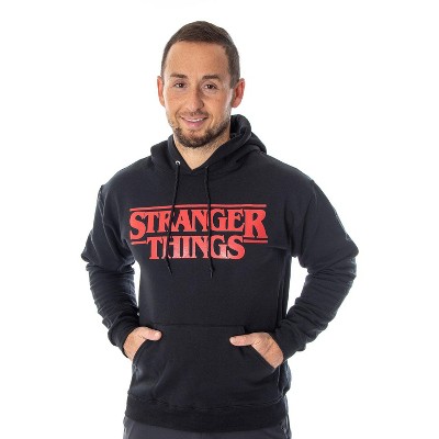 Stranger Things Adult Men's Stranger Things Logo Licensed Pullover Hoodie