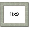 PosterPalooza | Photo Size Sculpted Blue Picture Frame - UV Acrylic, Foam Board Backing, Hanging Hardware - 2 of 4