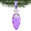 3.75 In Facet Christmas Bulb Ornament Light Reflecting Tree Ornaments - 2 of 2