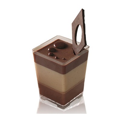 Clear Plastic Disposable Dessert Cups - 2.5 inch Height, 1000 Count