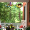 Northlight Pink and Green Bees Outdoor Garden Windchimes - 30" - Set of 2 - 2 of 4