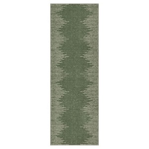Indoor Modern Soft Washable Area Rugs with Stripped Lines Print for Bedroom Living Room - 1 of 4