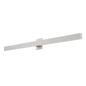 JONATHAN Y Vara Modern Minimalist Indoor/Outdoor Metal 350-Degree Rotate Dimmable Integrated Linear LED Wall Sconce - 1 of 4