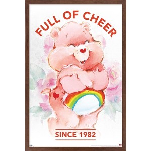 Trends International Care Bears - Full of Cheer Framed Wall Poster Prints - 1 of 4