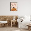Stupell Industries Hello Autumn Raccoon Black Framed Floater Canvas Wall Art - 2 of 4