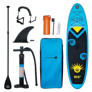 Nasitip 10’6" Inflatable Stand Up Paddle Board with SUP Accessories, Anti-Slip Deck, Lightweight & Stable for Adults & Youth - 1 of 4